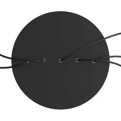 5 In-Line Holes - EXTRA LARGE Round Ceiling Canopy Kit - Rose One System -Home-Lamps 5 in line holes extra large round ceiling canopy kit rose one system 8