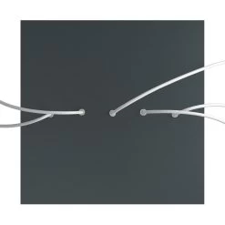 5 In-line Holes - EXTRA LARGE Square Ceiling Canopy Kit - Rose One System 25 5 In-line Holes - EXTRA LARGE Square Ceiling Canopy Kit - Rose One System -Home-Lamps 5 in line holes extra large square ceiling canopy kit rose one system 3