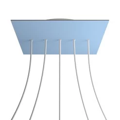 5 In-line Holes - EXTRA LARGE Square Ceiling Canopy Kit - Rose One System 29 5 In-line Holes - EXTRA LARGE Square Ceiling Canopy Kit - Rose One System -Home-Lamps 5 in line holes extra large square ceiling canopy kit rose one system 7