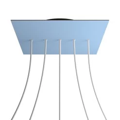 5 In-line Holes - EXTRA LARGE Square Ceiling Canopy Kit - Rose One System 31 5 In-line Holes - EXTRA LARGE Square Ceiling Canopy Kit - Rose One System -Home-Lamps 5 in line holes extra large square ceiling canopy kit rose one system 9