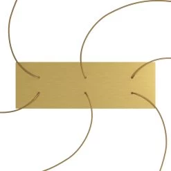 6 Hole - EXTRA LARGE Rectangular Ceiling Canopy Kit - Rose One System, 675 X 225 Mm Cover -Home-Lamps 6 hole extra large rectangular ceiling canopy kit rose one system 675 x 225 mm cover 10