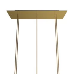 6 Hole - EXTRA LARGE Rectangular Ceiling Canopy Kit - Rose One System, 675 X 225 Mm Cover -Home-Lamps 6 hole extra large rectangular ceiling canopy kit rose one system 675 x 225 mm cover 6