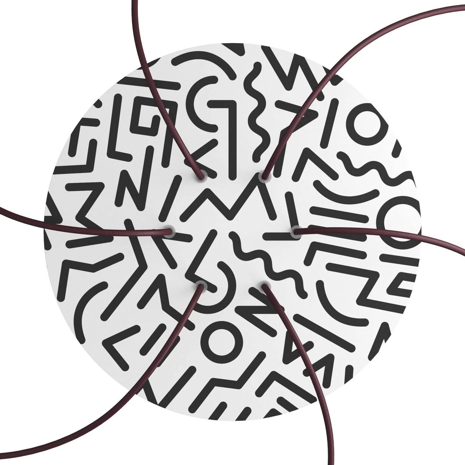 6 Holes - EXTRA LARGE Round Ceiling Canopy Kit - Rose One System - PROMO 14 6 Holes - EXTRA LARGE Round Ceiling Canopy Kit - Rose One System - PROMO - Image 12