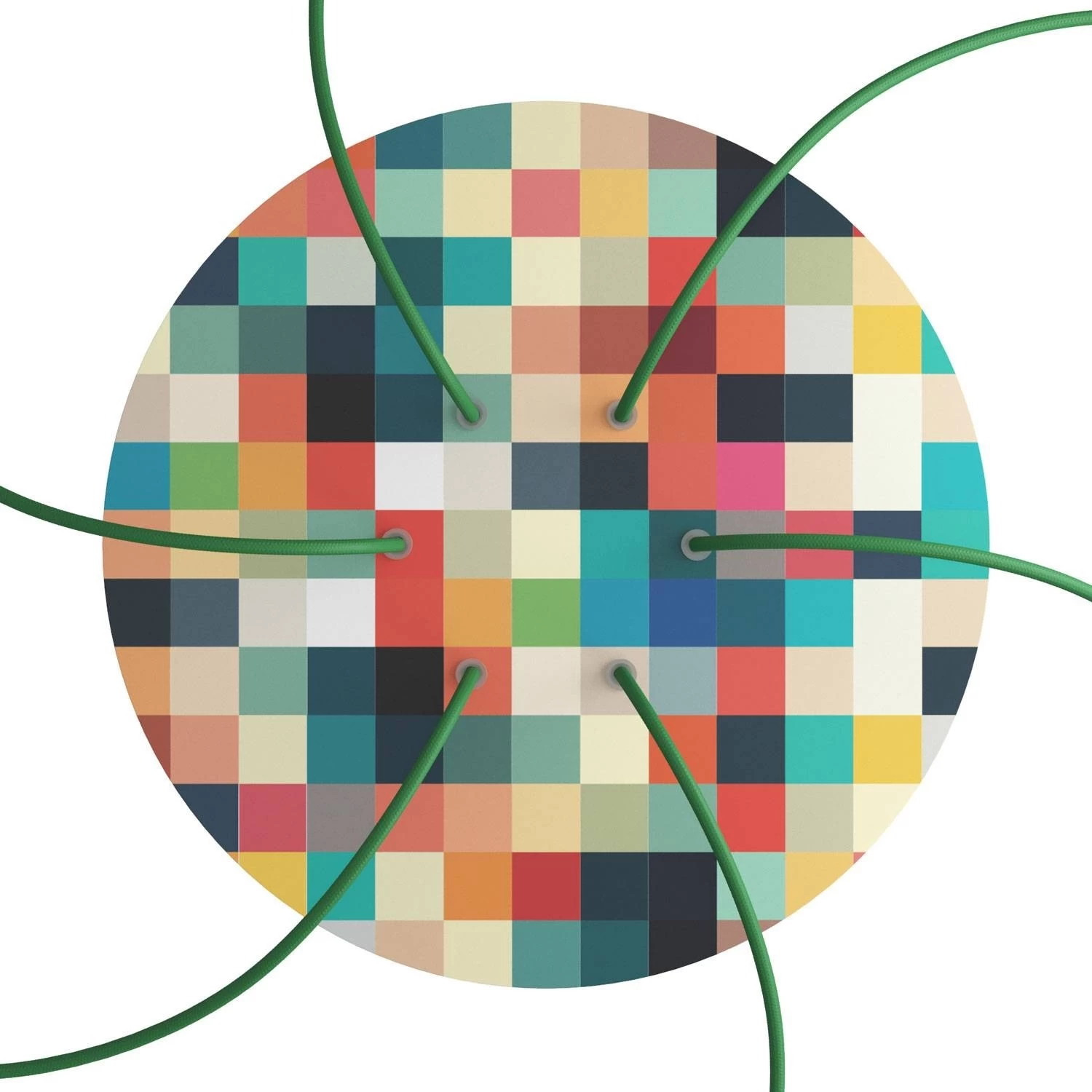 6 Holes - EXTRA LARGE Round Ceiling Canopy Kit - Rose One System - PROMO 8 6 Holes - EXTRA LARGE Round Ceiling Canopy Kit - Rose One System - PROMO - Image 6