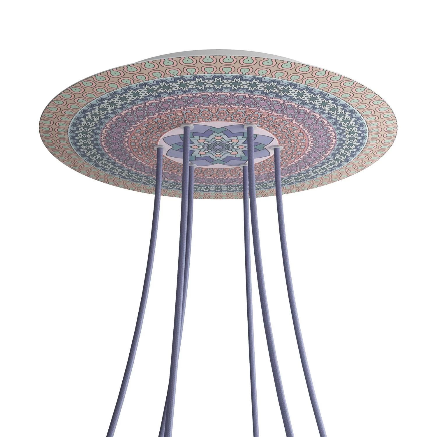 6 Holes - EXTRA LARGE Round Ceiling Canopy Kit - Rose One System - PROMO 11 6 Holes - EXTRA LARGE Round Ceiling Canopy Kit - Rose One System - PROMO - Image 9