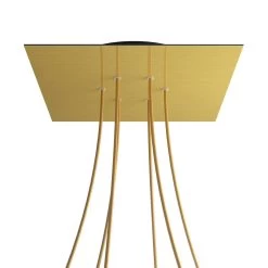 6 Holes - EXTRA LARGE Square Ceiling Canopy Kit - Rose One System