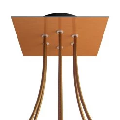 6 Holes - LARGE Square Ceiling Canopy Kit - Rose One System -Home-Lamps 6 holes large square ceiling canopy kit rose one system 10