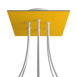 6 Holes - LARGE Square Ceiling Canopy Kit - Rose One System -Home-Lamps 6 holes large square ceiling canopy kit rose one system 12