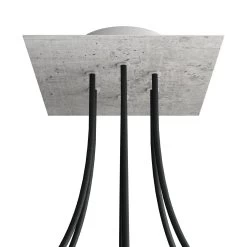 6 Holes - LARGE Square Ceiling Canopy Kit - Rose One System -Home-Lamps 6 holes large square ceiling canopy kit rose one system 14