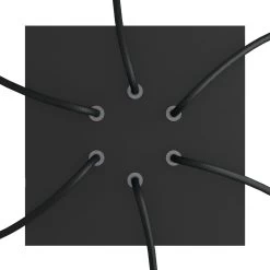 6 Holes - LARGE Square Ceiling Canopy Kit - Rose One System -Home-Lamps 6 holes large square ceiling canopy kit rose one system 19