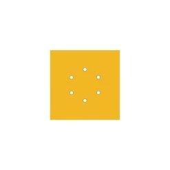 6 Holes - LARGE Square Ceiling Canopy Kit - Rose One System