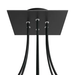 6 Holes - LARGE Square Ceiling Canopy Kit - Rose One System -Home-Lamps 6 holes large square ceiling canopy kit rose one system 3