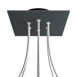 6 Holes - LARGE Square Ceiling Canopy Kit - Rose One System -Home-Lamps 6 holes large square ceiling canopy kit rose one system 4