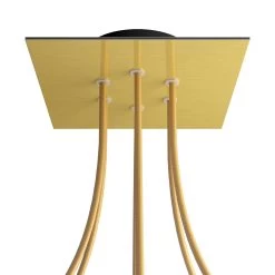 6 Holes - LARGE Square Ceiling Canopy Kit - Rose One System -Home-Lamps 6 holes large square ceiling canopy kit rose one system 9