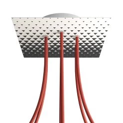 6 Holes - LARGE Square Ceiling Canopy Kit - Rose One System - PROMO -Home-Lamps 6 holes large square ceiling canopy kit rose one system promo 3