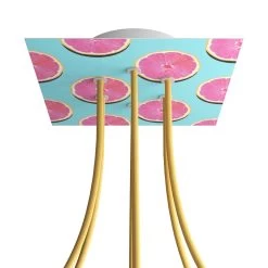 6 Holes - LARGE Square Ceiling Canopy Kit - Rose One System - PROMO -Home-Lamps 6 holes large square ceiling canopy kit rose one system promo 9