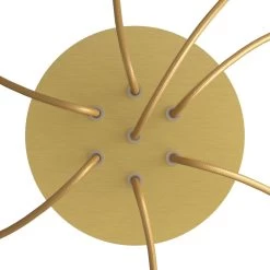 7 Holes - LARGE Round Ceiling Canopy Kit - Rose One System -Home-Lamps 7 holes large round ceiling canopy kit rose one system 16