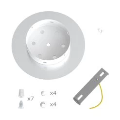 7 Holes - LARGE Round Ceiling Canopy Kit - Rose One System - PROMO -Home-Lamps 7 holes large round ceiling canopy kit rose one system promo 3