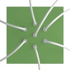 7 Holes - LARGE Square Ceiling Canopy Kit - Rose One System -Home-Lamps 7 holes large square ceiling canopy kit rose one system 1