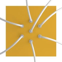 7 Holes - LARGE Square Ceiling Canopy Kit - Rose One System -Home-Lamps 7 holes large square ceiling canopy kit rose one system 17