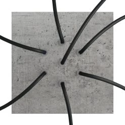 7 Holes - LARGE Square Ceiling Canopy Kit - Rose One System -Home-Lamps 7 holes large square ceiling canopy kit rose one system 18