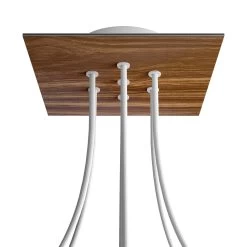 7 Holes - LARGE Square Ceiling Canopy Kit - Rose One System -Home-Lamps 7 holes large square ceiling canopy kit rose one system 3