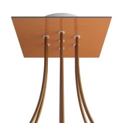 7 Holes - LARGE Square Ceiling Canopy Kit - Rose One System -Home-Lamps 7 holes large square ceiling canopy kit rose one system 4