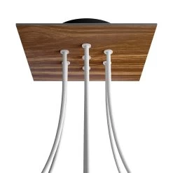 7 Holes - LARGE Square Ceiling Canopy Kit - Rose One System -Home-Lamps 7 holes large square ceiling canopy kit rose one system 6