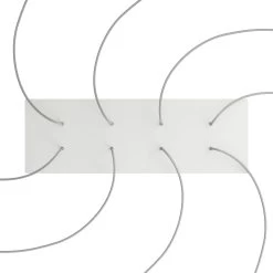 8 Hole - EXTRA LARGE Rectangular Ceiling Canopy Kit - Rose One System, 675 X 225 Mm Cover 27 8 Hole - EXTRA LARGE Rectangular Ceiling Canopy Kit - Rose One System, 675 X 225 Mm Cover -Home-Lamps 8 hole extra large rectangular ceiling canopy kit rose one system 675 x 225 mm cover 5