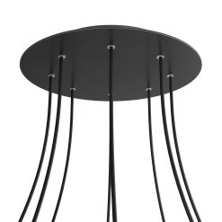 8 Holes - EXTRA LARGE Round Ceiling Canopy Kit - Rose One System -Home-Lamps 8 holes extra large round ceiling canopy kit rose one system 2