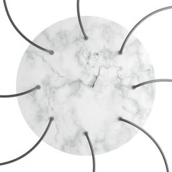 8 Holes - EXTRA LARGE Round Ceiling Canopy Kit - Rose One System -Home-Lamps 8 holes extra large round ceiling canopy kit rose one system 5