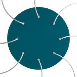 8 Holes - EXTRA LARGE Round Ceiling Canopy Kit - Rose One System -Home-Lamps 8 holes extra large round ceiling canopy kit rose one system 6