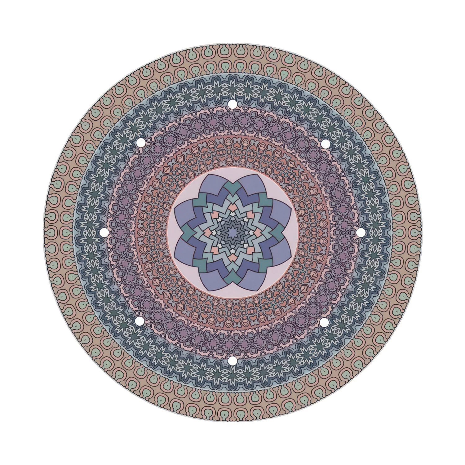 8 Holes - EXTRA LARGE Round Ceiling Canopy Kit - Rose One System - PROMO 20 8 Holes - EXTRA LARGE Round Ceiling Canopy Kit - Rose One System - PROMO - Image 18