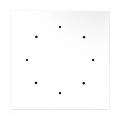 8 Holes - EXTRA LARGE Square Ceiling Canopy Kit - Rose One System -Home-Lamps 8 holes extra large square ceiling canopy kit rose one system 12