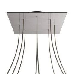 8 Holes - EXTRA LARGE Square Ceiling Canopy Kit - Rose One System