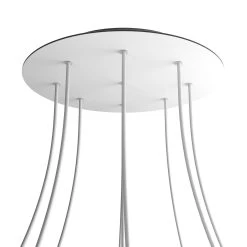 9 Holes - EXTRA LARGE Round Ceiling Canopy Kit - Rose One System -Home-Lamps 9 holes extra large round ceiling canopy kit rose one system 19