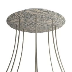 9 Holes - EXTRA LARGE Round Ceiling Canopy Kit - Rose One System - PROMO -Home-Lamps 9 holes extra large round ceiling canopy kit rose one system promo 15