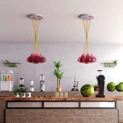 9 Holes - EXTRA LARGE Round Ceiling Canopy Kit - Rose One System - PROMO -Home-Lamps 9 holes extra large round ceiling canopy kit rose one system promo 18