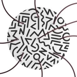 9 Holes - EXTRA LARGE Round Ceiling Canopy Kit - Rose One System - PROMO -Home-Lamps 9 holes extra large round ceiling canopy kit rose one system promo 9