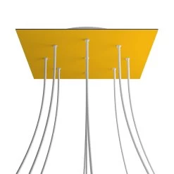 9 Holes - EXTRA LARGE Square Ceiling Canopy Kit - Rose One System -Home-Lamps 9 holes extra large square ceiling canopy kit rose one system 12