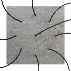 9 Holes - EXTRA LARGE Square Ceiling Canopy Kit - Rose One System -Home-Lamps 9 holes extra large square ceiling canopy kit rose one system 2