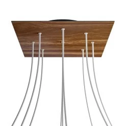 9 Holes - EXTRA LARGE Square Ceiling Canopy Kit - Rose One System -Home-Lamps 9 holes extra large square ceiling canopy kit rose one system 4