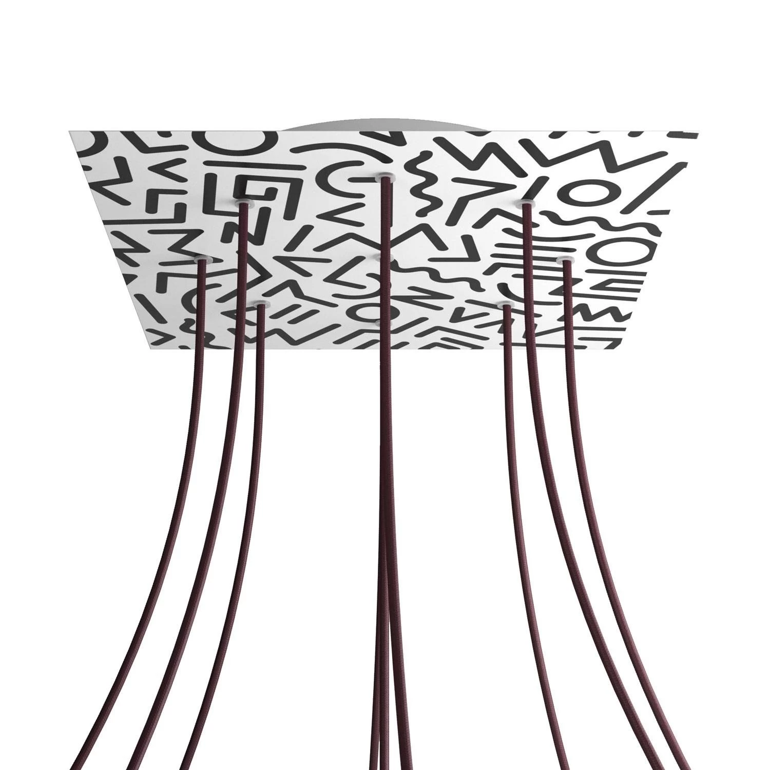 9 Holes - EXTRA LARGE Square Ceiling Canopy Kit - Rose One System - PROMO 7 9 Holes - EXTRA LARGE Square Ceiling Canopy Kit - Rose One System - PROMO - Image 5