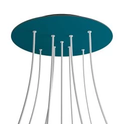 9 X-Shaped Holes - EXTRA LARGE Round Ceiling Canopy Kit - Rose One System -Home-Lamps 9 x shaped holes extra large round ceiling canopy kit rose one system 2