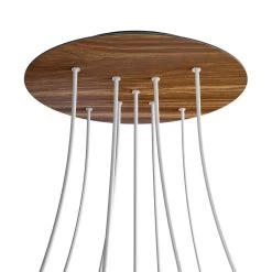 9 X-Shaped Holes - EXTRA LARGE Round Ceiling Canopy Kit - Rose One System -Home-Lamps 9 x shaped holes extra large round ceiling canopy kit rose one system 8