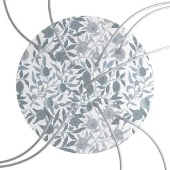 9 X-Shaped Holes - EXTRA LARGE Round Ceiling Canopy Kit - Rose One System - PROMO