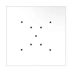 9 X-shaped Holes - EXTRA LARGE Square Ceiling Canopy Kit - Rose One System -Home-Lamps 9 x shaped holes extra large square ceiling canopy kit rose one system 13