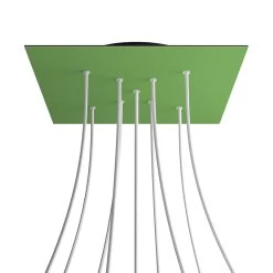 9 X-shaped Holes - EXTRA LARGE Square Ceiling Canopy Kit - Rose One System -Home-Lamps 9 x shaped holes extra large square ceiling canopy kit rose one system 17