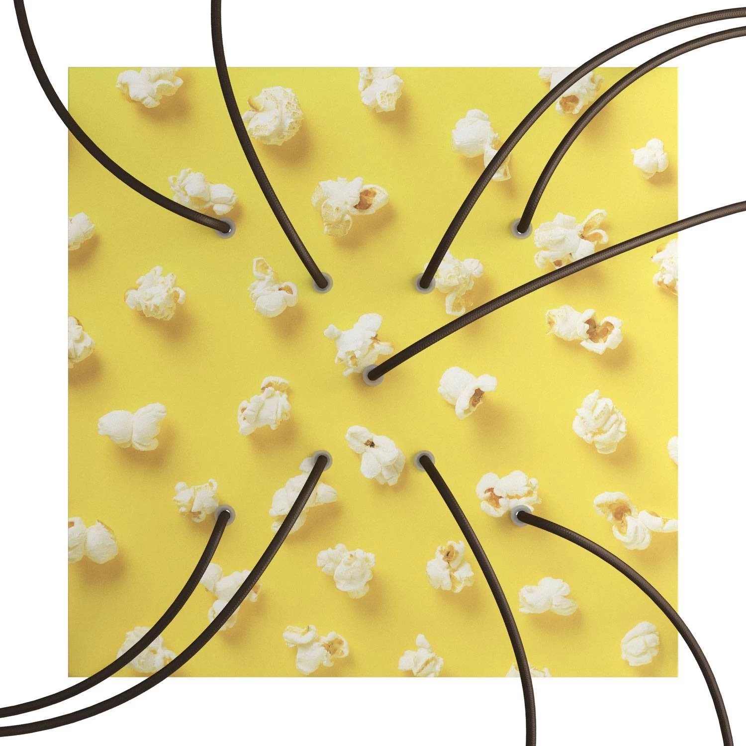 9 X-shaped Holes - EXTRA LARGE Square Ceiling Canopy Kit - Rose One System - PROMO 12 9 X-shaped Holes - EXTRA LARGE Square Ceiling Canopy Kit - Rose One System - PROMO - Image 10