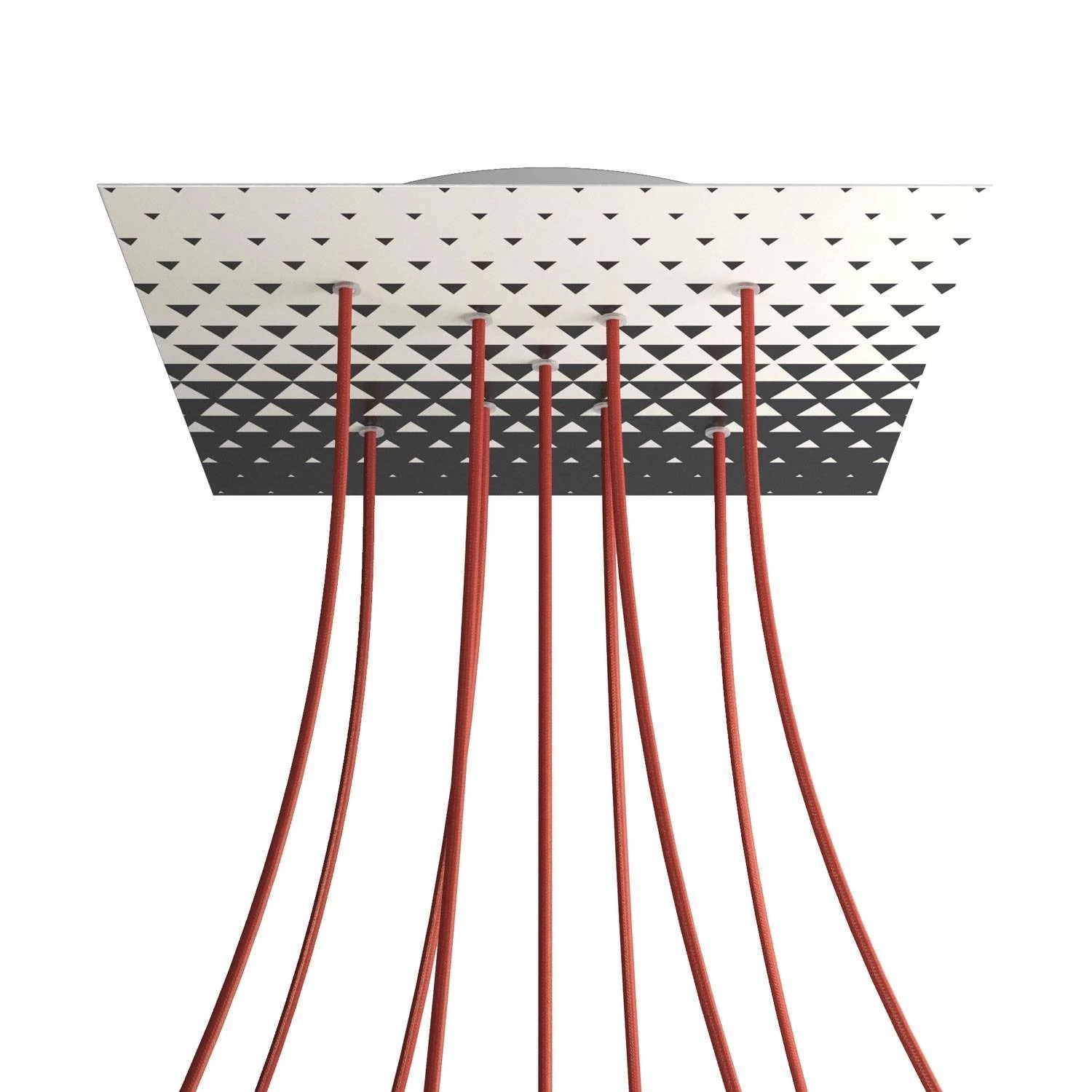 9 X-shaped Holes - EXTRA LARGE Square Ceiling Canopy Kit - Rose One System - PROMO 3 9 X-shaped Holes - EXTRA LARGE Square Ceiling Canopy Kit - Rose One System - PROMO